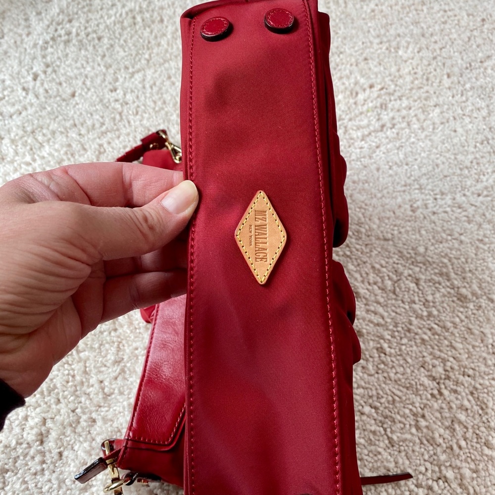 MZ Wallace Bedford Thompson Hobo Cranberry Small - Picture 6 of 16